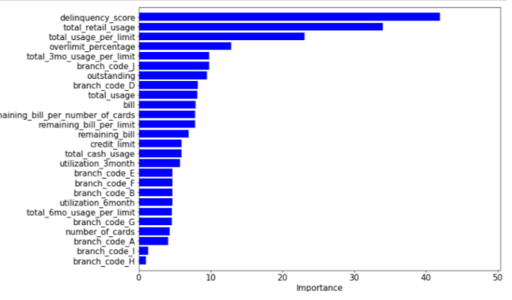 feature importance